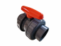 Preview: PVC Kugelhahn VDL Typ Dil - KxK 50mm x 50mm - PN16
